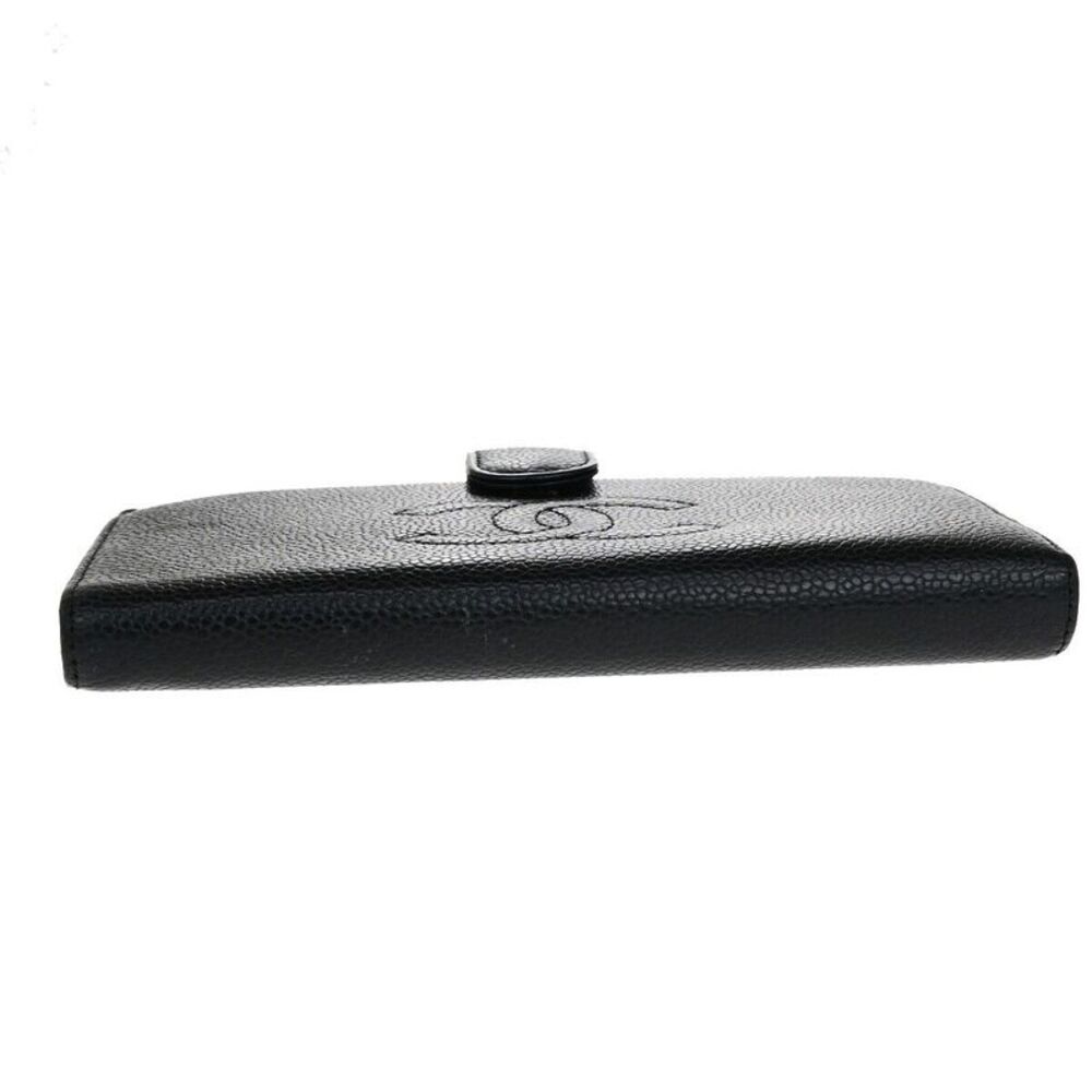 Chanel Cc Black Leather Wallet (Pre-Owned) - Picture 10 of 16